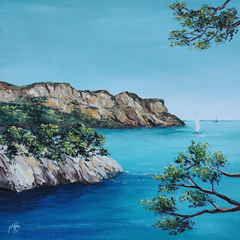 Painting Cassis by Blandin Magali | Painting Figurative Landscapes Oil