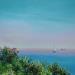 Peinture Sérénité à l'horizon par Blandin Magali | Tableau Figuratif Paysages Huile