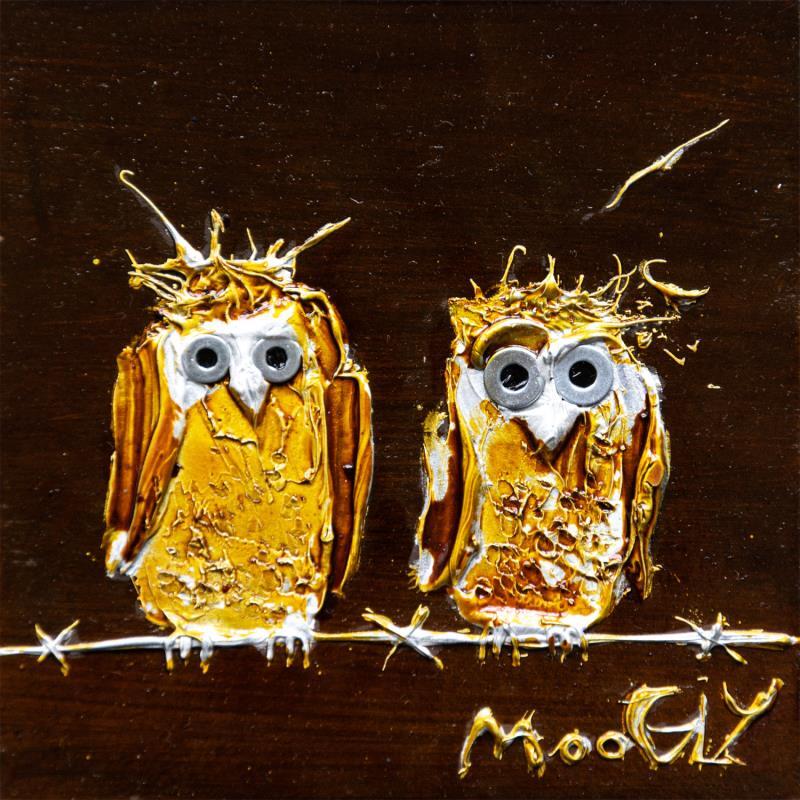 Painting Couplus by Moogly | Painting Raw art Animals Acrylic Resin Pigments