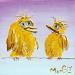 Gemälde Conseillus von Moogly | Gemälde Art brut Tiere Acryl Harz Pigmente