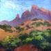 Painting Tranquil Dawn by Carrillo Cindy  | Painting Figurative Landscapes Oil