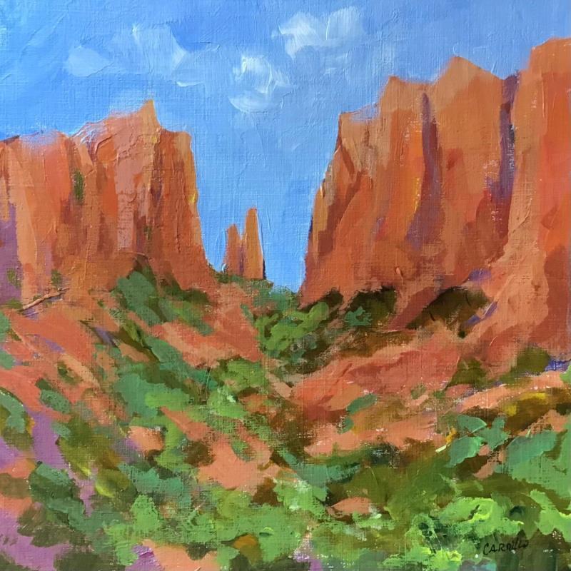 Painting Sedona's Beauty by Carrillo Cindy  | Painting Figurative Landscapes Oil
