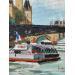 Painting La Seine Mon Amour by Brooksby | Painting Figurative Urban Architecture Oil
