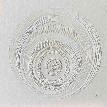 Gemälde Mineral Ring von Caitrin Alexandre | Gemälde Figurativ Papier Minimalistisch, Natur