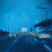 Painting Blue road by Sirope Rémy | Painting