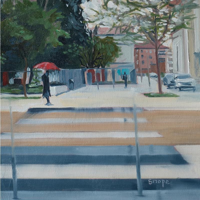Gemälde Sous la pluie von Sirope Rémy | Gemälde