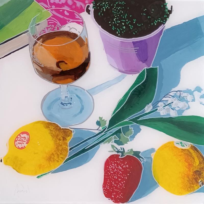 Painting Le 1er mai doux acide by Auriol Philippe | Painting Figurative Acrylic, Plexiglass, Posca Still-life