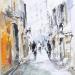 Painting ruelle nice by Poumelin Richard | Painting Figurative Landscapes Oil Acrylic