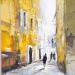 Painting vieux nice by Poumelin Richard | Painting Figurative Life style Oil Acrylic