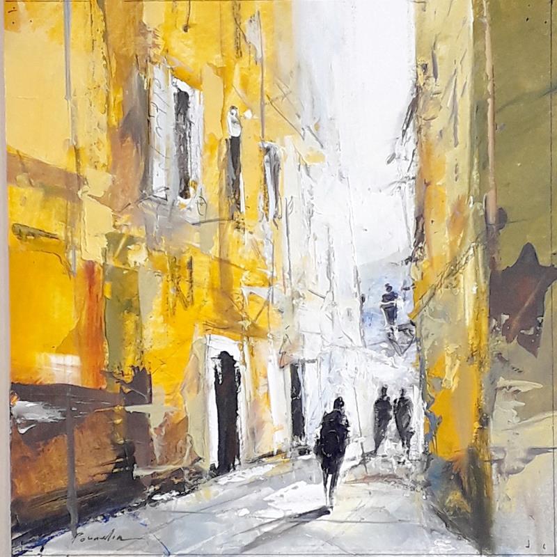 Painting vieux nice by Poumelin Richard | Painting Figurative Acrylic, Oil Life style, Pop icons