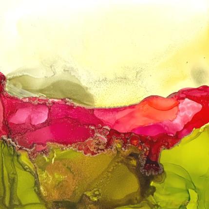 Painting 1688 Poesie Florale by Depaire Silvia | Painting Abstract Acrylic Landscapes, Minimalist