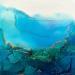 Peinture 1352 Poésie marine par Depaire Silvia | Tableau Abstrait Paysages Marine Minimaliste Acrylique