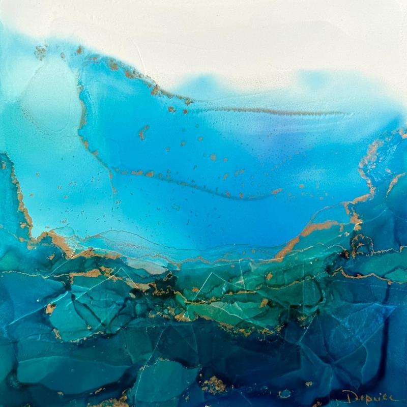 Painting 1352 Poésie marine by Depaire Silvia | Painting Abstract Acrylic Landscapes, Marine, Minimalist, Pop icons
