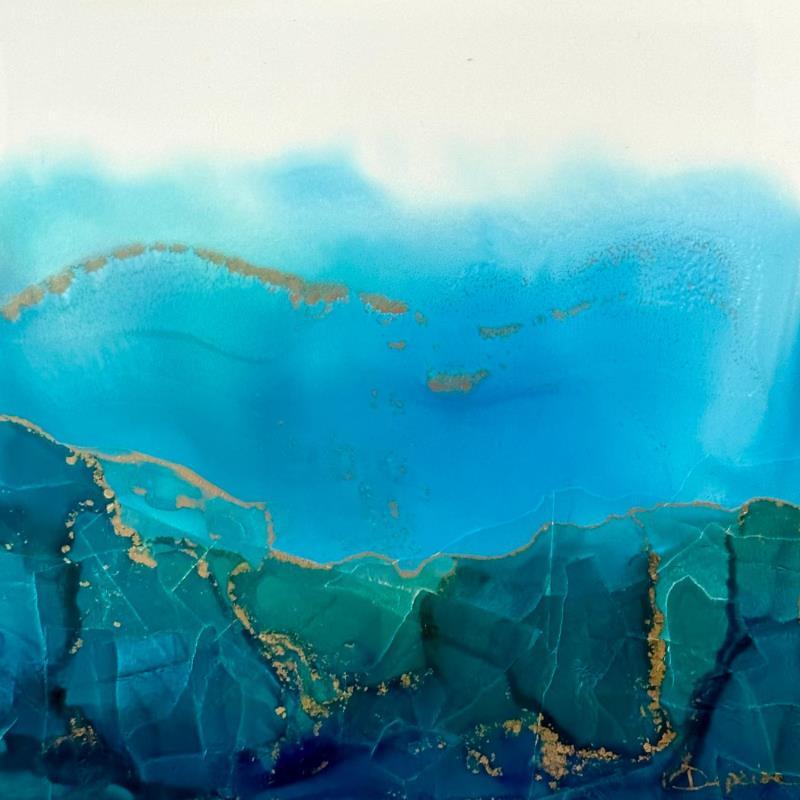 Painting 1347 Poésie marine by Depaire Silvia | Painting Abstract Landscapes Marine Minimalist Acrylic