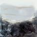Peinture 1301 Poésie minérale par Depaire Silvia | Tableau Abstrait Paysages Minimaliste Noir & blanc Acrylique