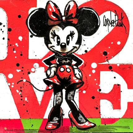 Peinture Minnie sexy par Cornée Patrick | Tableau Pop-art Graffiti, Huile Icones Pop