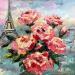 Painting I Love You by Pigni Diana | Painting Figurative Landscapes Urban Still-life Oil