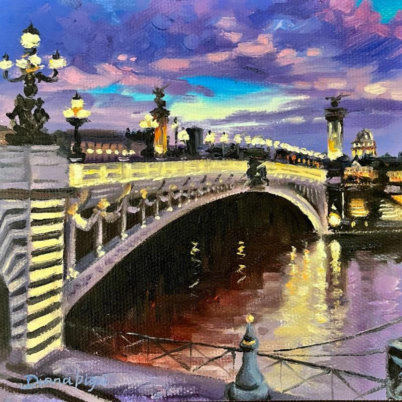 Painting Pont Alexandre III by Pigni Diana | Painting Figurative Oil Pop icons