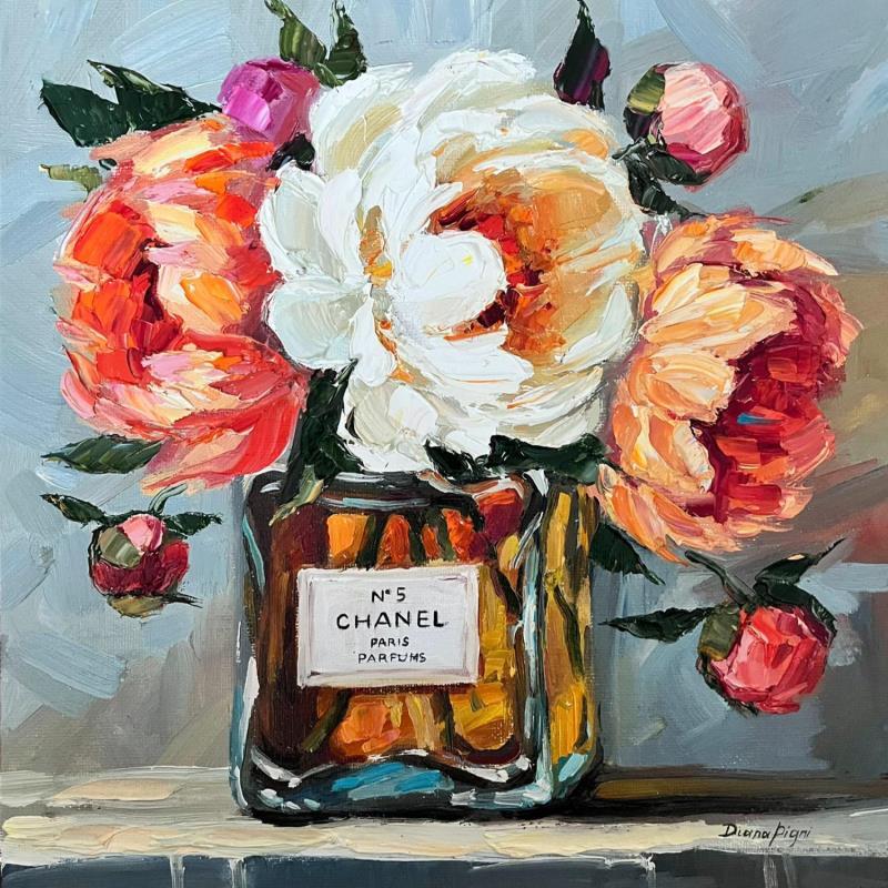 Painting Perfums De France by Pigni Diana | Painting Figurative Still-life Oil