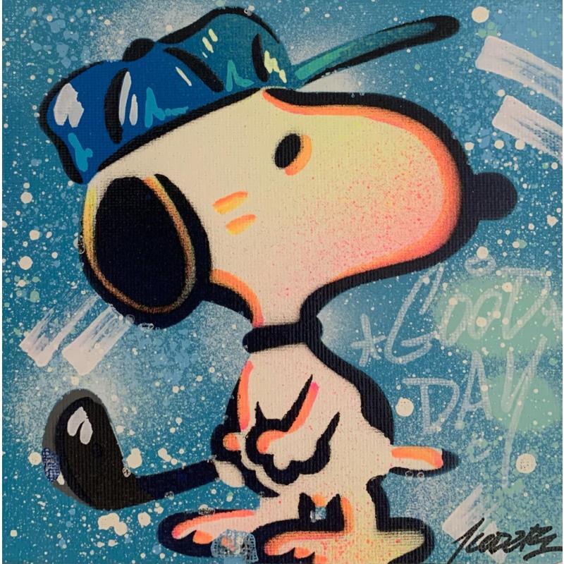 Painting Snoopy Golf by Kedarone | Painting Pop-art Pop icons Graffiti Acrylic