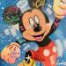 Painting Mickey Happy by Kedarone | Painting Pop-art Pop icons Graffiti Acrylic