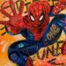 Painting Spider Man by Kedarone | Painting Pop-art Pop icons Graffiti Acrylic