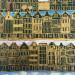 Peinture HR 1282 water houses and sky  par Ragas Huub | Tableau Figuratif Architecture Carton Gouache