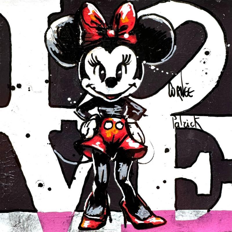 Peinture Minnie Mouse sexy par Cornée Patrick | Tableau Pop-art Icones Pop Graffiti Huile