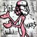 Peinture La panthère rose, Pink wars par Cornée Patrick | Tableau Pop-art Cinéma Icones Pop Graffiti Huile
