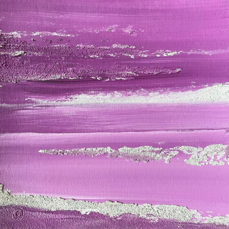 Painting Carré Violet 2 by CMalou | Painting Subject matter Sand Minimalist, Pop icons