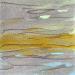 Gemälde Carré Lagon 3 von CMalou | Gemälde Materialismus Minimalistisch Sand