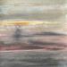 Gemälde Carré Graphite von CMalou | Gemälde Materialismus Minimalistisch Sand