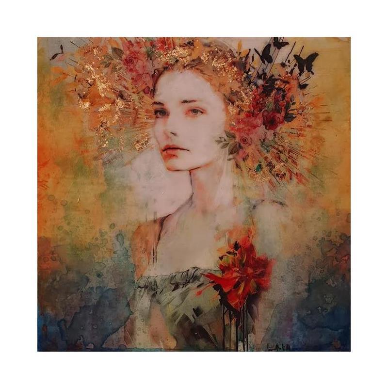 Painting Bella II by Bofill Laura | Painting Figurative Portrait Acrylic Resin