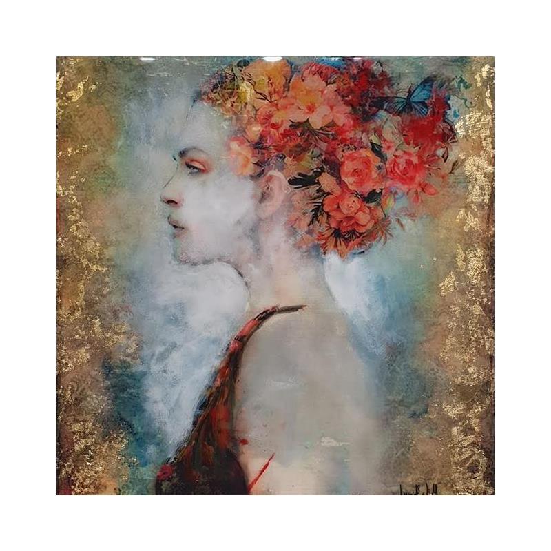 Painting Emma by Bofill Laura | Painting Figurative Portrait Acrylic Resin