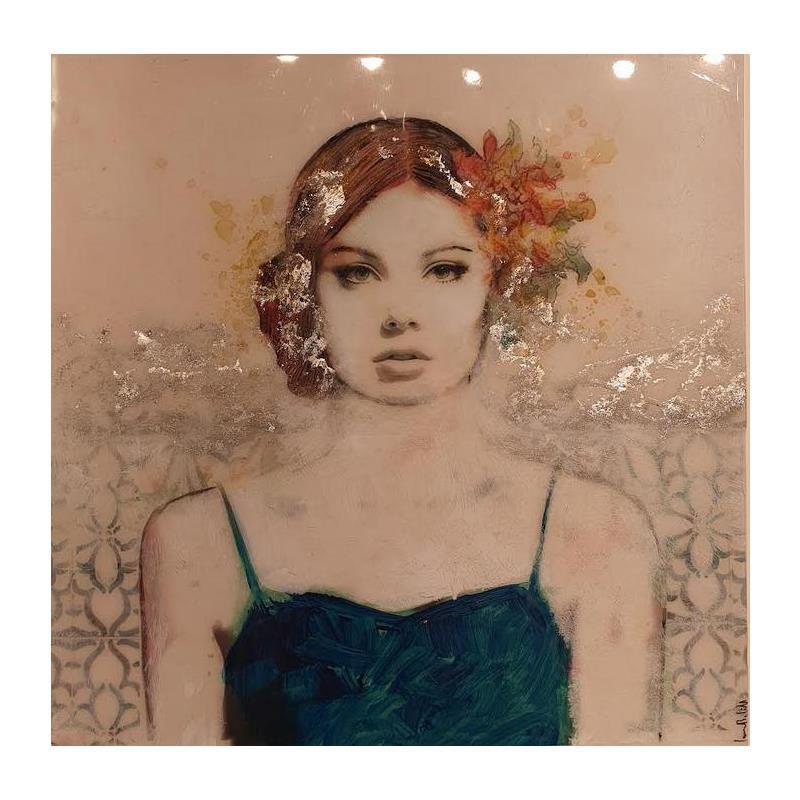 Painting Gloria III by Bofill Laura | Painting Figurative Portrait Acrylic Resin