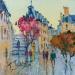 Gemälde Subiendo a Montmartre von Jmara Tatiana | Gemälde Figurativ Öl