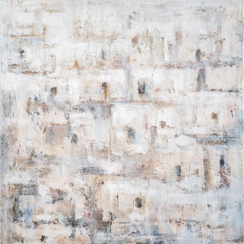 Gemälde The white wall von Solveiga | Gemälde Acryl
