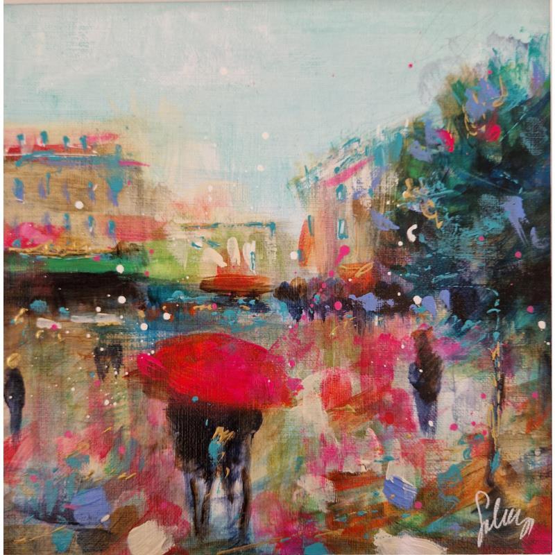 Painting Petit Paris by Solveiga | Painting Acrylic