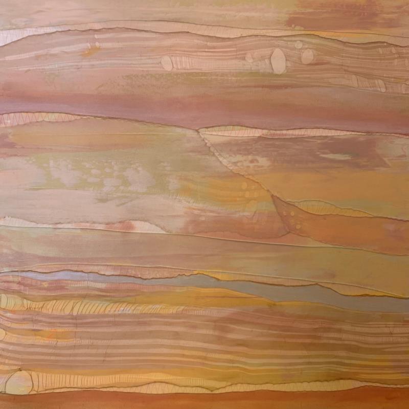 Painting Crépuscule A-1 by Settimia Taroux | Painting Subject matter Landscapes Acrylic Textile