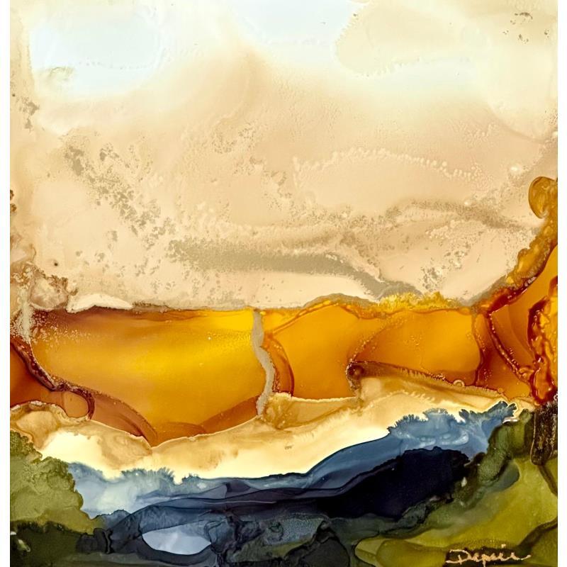 Peinture 1738 Poésie des Dunes par Depaire Silvia | Tableau Abstrait Acrylique