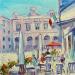 Painting Place lyonnaise by Arkady | Painting Figurative Oil