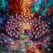Gemälde Concert polychromatique baroque  von Reymond Pierre | Gemälde Figurativ Musik Öl