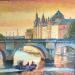 Gemälde Pont Neuf. von Dontu Grigore | Gemälde Figurativ Urban Öl