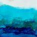 Painting 1135 POÉSIE MARINE by Depaire Silvia | Painting Abstract Landscapes Marine Minimalist Acrylic Gluing Ink