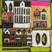 Painting HR 1321 Amsterdam window I by Ragas Huub | Painting Raw art Architecture Cardboard Gouache