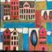 Peinture HR 1299 lente kleuren spring colours par Ragas Huub | Tableau Art Singulier Architecture Gouache