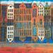 Painting HR 1302 sky reflected by Ragas Huub | Painting Raw art Architecture Gouache