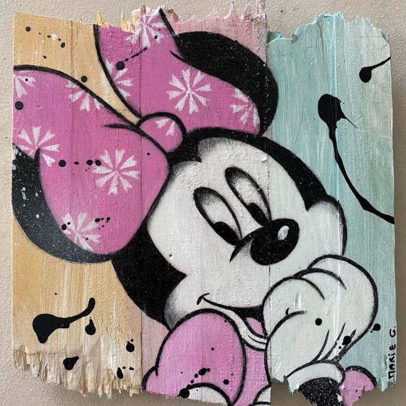 Painting F2  Minnie by Marie G.  | Painting Pop-art Pop icons Wood Acrylic