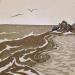 Painting Vagues by Jovys Laurence  | Painting Subject matter Landscapes Sand