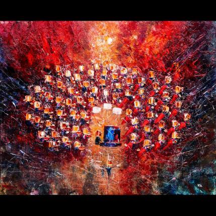 Gemälde Concert baroque rouge écarlate von Reymond Pierre | Gemälde Figurativ Öl Musik